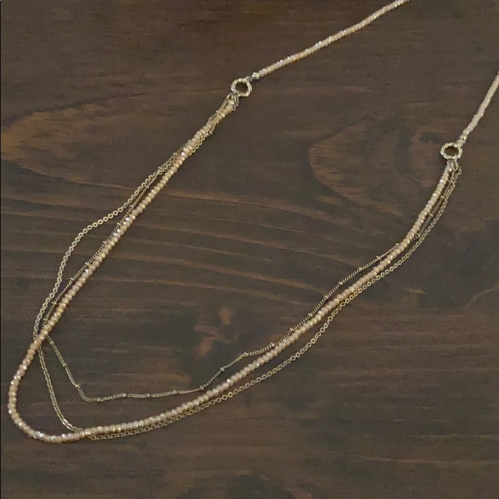 Rose gold necklace